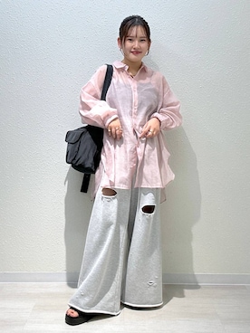 「キャミソール」｜marinさん（レディース・148cm）の夏コーディネート