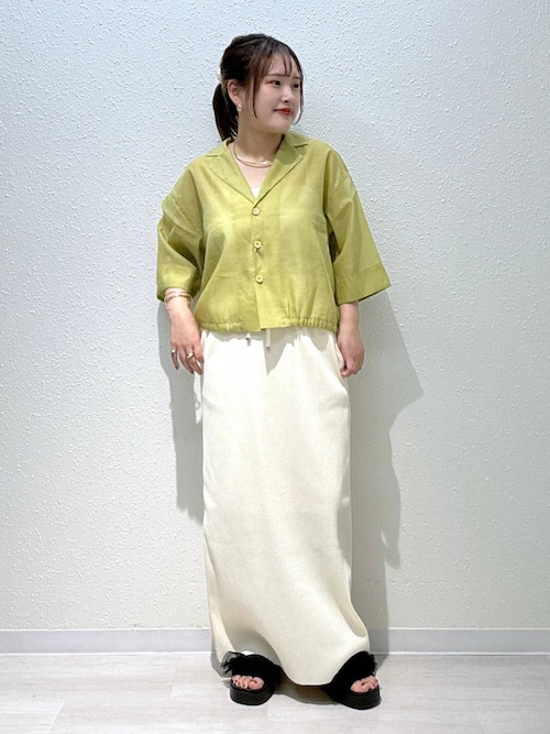 うっち商品 LOWRYS FARM ブラウス シャツ シアーショートシャツSS