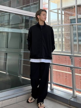 「アイテム（ナイロンジャケット）」を使った、小幡　天雅さん（メンズ・176cm）の夏コーディネート