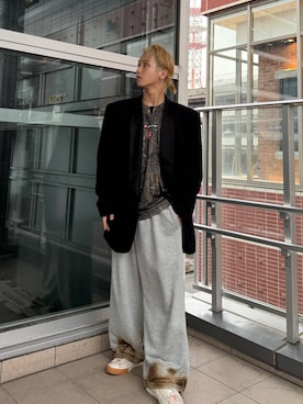 「lotto」｜小幡　天雅さん（メンズ・176cm）の夏コーディネート