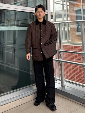 「アイテム（その他シューズ）」を使った、小幡　天雅さん（メンズ・176cm）の秋コーディネート