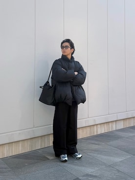 「アイテム（バッグ）」を使った、小幡　天雅さん（メンズ・176cm・10代）の冬コーディネート