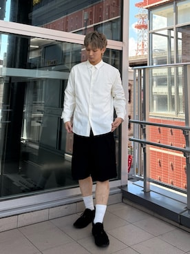 「ショートパンツ」｜小幡　天雅さん（メンズ・176cm・10代）の夏コーディネート
