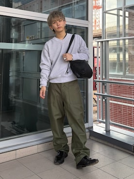 「秋コーデ」｜小幡　天雅さん（メンズ・176cm・10代）の秋コーディネート