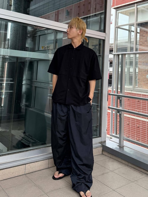 NYLON SUPER WIDE PANTS