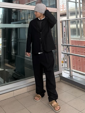 「アイテム（その他アウター）」を使った、小幡　天雅さん（メンズ・176cm・20代）の夏コーディネート