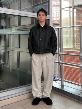「アイテム（ジャケット/アウター）」を使った、小幡　天雅さん（メンズ・176cm・10代）の秋コーディネート