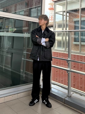 「アイテム（ジャケット/アウター）」を使った、小幡　天雅さん（メンズ・176cm）の秋コーディネート