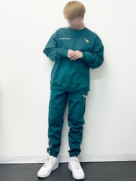「PRIMITIVE（プリミティブ）のアイテム（スウェットパンツ）」を使った、Kazutoさん（メンズ・169cm）の春コーディネート