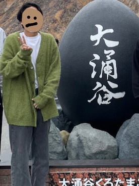「BROKEN BASE（ブロークンベース）のアイテム（トップス）」を使った、RITSUさん（メンズ・171cm）の秋コーディネート