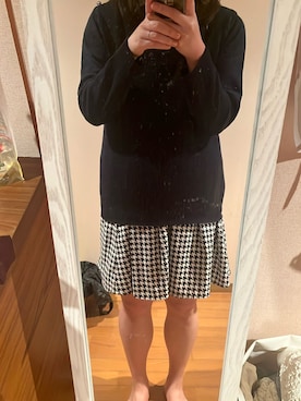 「しまむら（シマムラ）のアイテム（シャツ/ブラウス）」を使った、k3n3a5love1019さん（レディース・165cm）の秋コーディネート