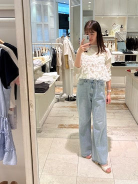 「ディズニーコーデ」｜「アイテム（アクセサリー）」を使った、ことみさん（レディース・169cm）の夏コーディネート