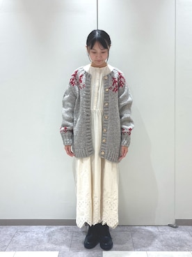 「TSUHARU by Samansa Mos2（ツハルバイサマンサモスモス）のアイテム（ブーツ）」を使った、れなさん（レディース・155cm）の秋コーディネート