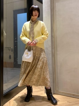 「アイテム（ワンピース/ドレス）」を使った、sugaさん（レディース・162cm・30代）の冬コーディネート