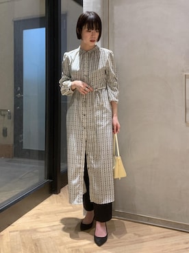 「アイテム（ワンピース/ドレス）」を使った、sugaさん（レディース・162cm・30代）の冬コーディネート