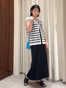 「アイテム（スカート）」を使った、SEIKAさん（レディース・155cm）の夏コーディネート