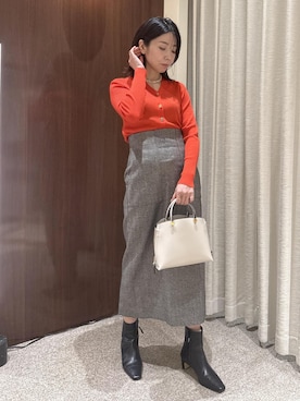「アイテム（ブーツ）」を使った、SEIKAさん（レディース・155cm・30代）の秋コーディネート