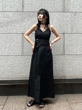 「CINOH（チノ）のアイテム（ワンピース/ドレス）」を使った、Risaさん（レディース・155cm）の春コーディネート