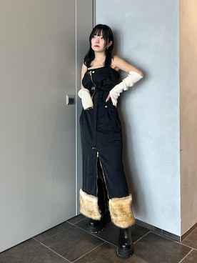 「AKIKOAOKI（アキコアオキ）のアイテム」を使った、Risaさん（レディース・155cm）の秋コーディネート