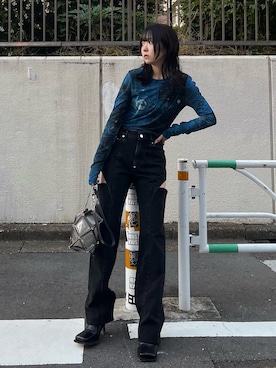 「JOHN LAWRENCE SULLIVAN（ジョンローレンスサリバン）のアイテム」を使った、Risaさん（レディース・155cm）の秋コーディネート
