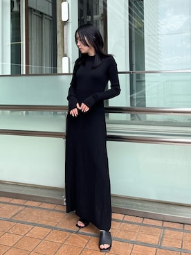 「STUDIOUS（ステュディオス）のアイテム（サンダル）」を使った、Risaさん（レディース・155cm）の春コーディネート
