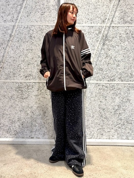 「アイテム（ナイロンジャケット）」を使った、FHさん（レディース・159cm）の冬コーディネート