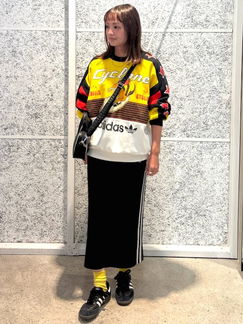 アディカラー ニット スリーストライプス スカート / アディダス