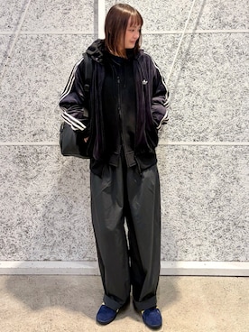 「アディダス」｜FHさん（レディース・159cm）の秋コーディネート