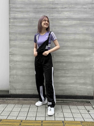未使用 adidas originals サロペット　オーバーオール　グレー L adidas（サロペット/オーバーオール）のフリマアイテム一覧
