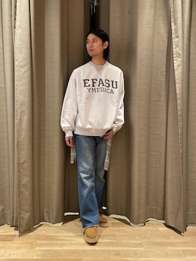 「ADAM ET ROPÉ」｜「アイテム（その他シューズ）」を使った、KOTANIさん（メンズ・169cm）の秋コーディネート