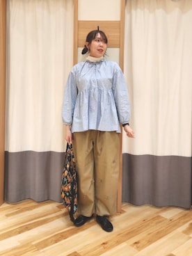 「タートルネック」｜「アイテム（シャツ/ブラウス）」を使った、manaさん（レディース・167cm）の冬コーディネート