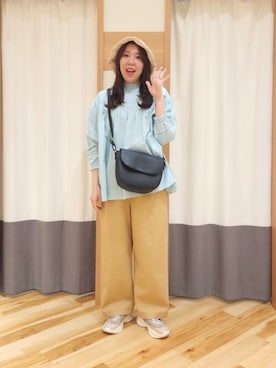 「Samansa Mos2（サマンサ モスモス）のアイテム（パンツ）」を使った、manaさん（レディース・167cm）の春コーディネート