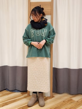 manaさん（レディース・167cm）の冬コーディネート