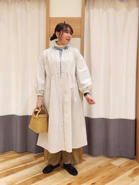 「タートルネック」｜「アイテム（シャツ/ブラウス）」を使った、manaさん（レディース・167cm）の冬コーディネート