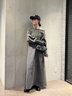 「アイテム（ワンピース/ドレス）」を使った、mikuさん（レディース・165cm）の秋コーディネート