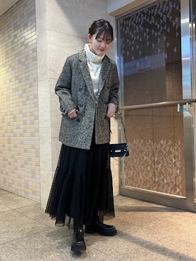 「新星WEARISTAにエントリー」｜mikuさん（レディース・165cm）の冬コーディネート