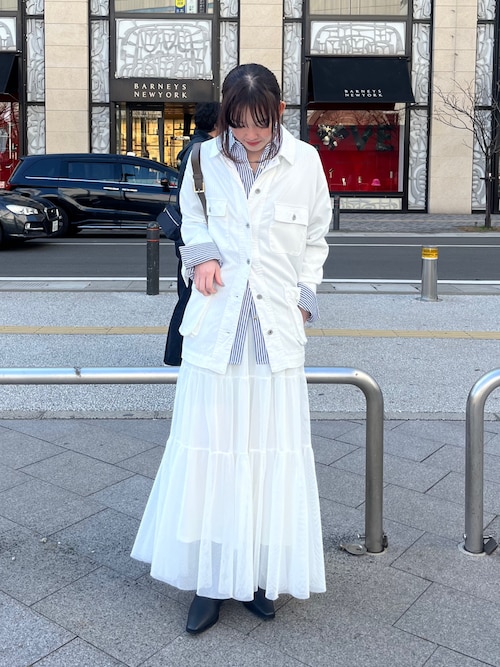 DouDou 福岡天神店mikuさんのその他アウターを使ったコーディネート 
