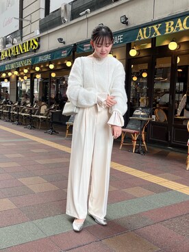 「新星WEARISTAにエントリー」｜「アイテム（バレエシューズ）」を使った、mikuさん（レディース・165cm）の冬コーディネート
