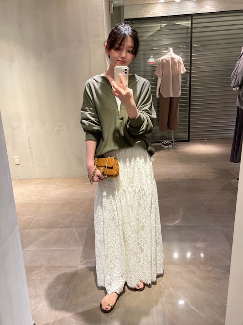 スカラレースフレアスカート（スカート）｜DouDou（ドゥドゥ）の