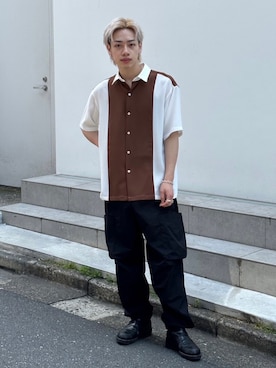 「N.HOOLYWOOD」｜タツーキさん（メンズ・169cm）の春コーディネート