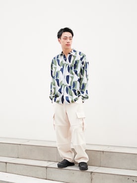 「STUDIOUS（ステュディオス）のアイテム」を使った、タツーキさん（メンズ・169cm）の秋コーディネート