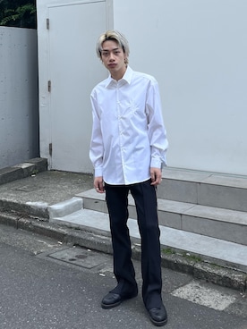 「LiNoH（リノー）のアイテム」を使った、タツーキさん（メンズ・169cm）の春コーディネート