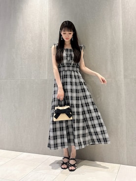 「EDIT COLOGNE（エディットコロン）のアイテム」を使った、chiemiさん（レディース・162cm）の夏コーディネート
