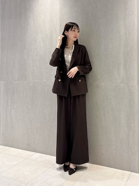 「PROPORTION BODY DRESSING（プロポーションボディドレッシング）のアイテム」を使った、chiemiさん（レディース・162cm）の秋コーディネート