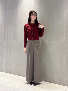 「PROPORTION BODY DRESSING（プロポーションボディドレッシング）のアイテム」を使った、chiemiさん（レディース・162cm）の秋コーディネート