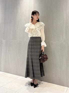 「PROPORTION BODY DRESSING（プロポーションボディドレッシング）のアイテム」を使った、chiemiさん（レディース・162cm）の秋コーディネート