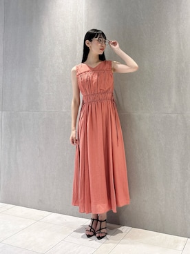 「PROPORTION BODY DRESSING（プロポーションボディドレッシング）のアイテム」を使った、chiemiさん（レディース・162cm）の夏コーディネート