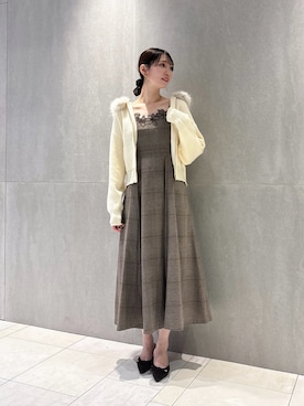 「PROPORTION BODY DRESSING（プロポーションボディドレッシング）のアイテム」を使った、chiemiさん（レディース・162cm）の秋コーディネート