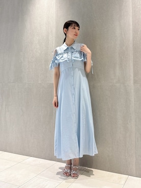 「EDIT COLOGNE（エディットコロン）のアイテム」を使った、chiemiさん（レディース・162cm）の夏コーディネート