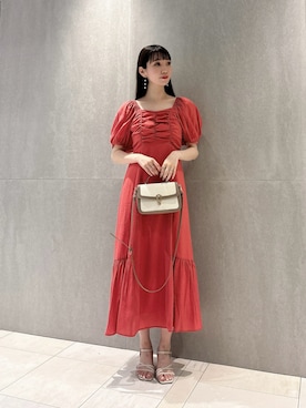 「EDIT COLOGNE（エディットコロン）のアイテム」を使った、chiemiさん（レディース・162cm）の夏コーディネート